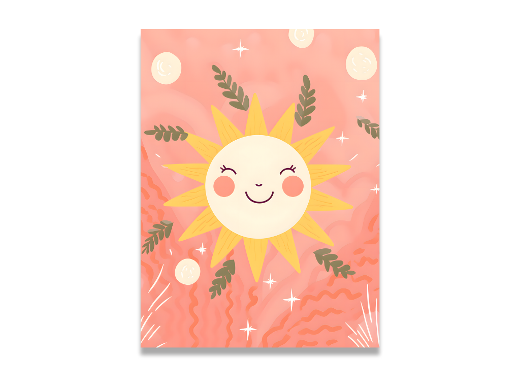 E-shop Benlemi Obraz na plátne do detskej izby SLNEČNICA Zvoľte rozmer: 30 x 30 cm