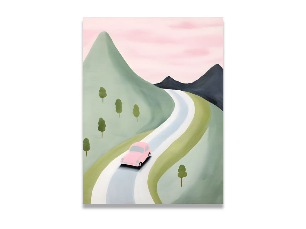 E-shop Benlemi Obraz na plátne na stenu VÝLET DO HOR Zvoľte rozmer: 50 x 70 cm