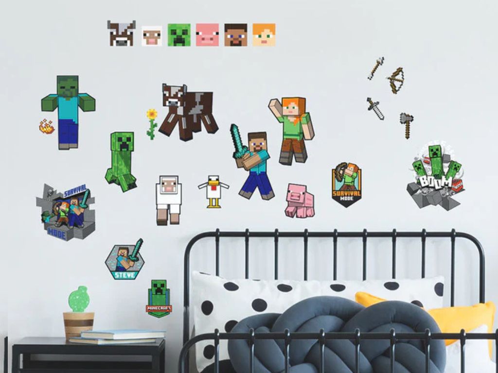 E-shop Nalepovacia dekorácia MINECRAFT do detskej izby
