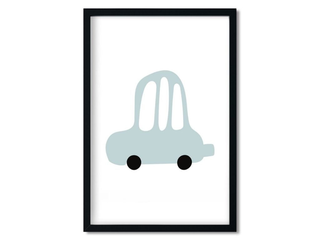 E-shop Plagát na stenu do detskej izby AUTO Rozmer: 20 x 30 cm
