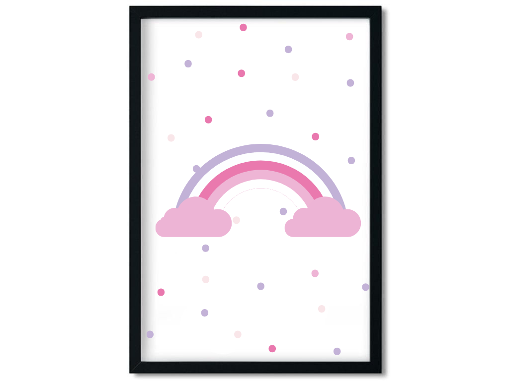 E-shop Benlemi Plagát na stenu DUHA do detskej izby Zvoľte rozmer: 30x42 cm (A3)