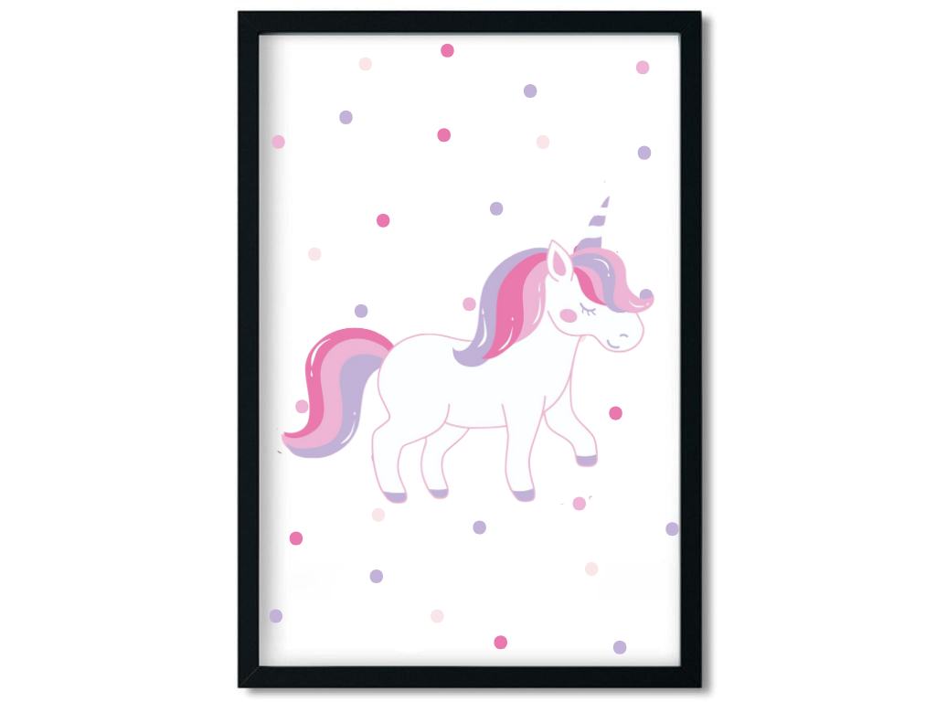 E-shop Benlemi Plagát na stenu JEDNOROŽEC do detskej izby Zvoľte rozmer: 30x42 cm (A3)