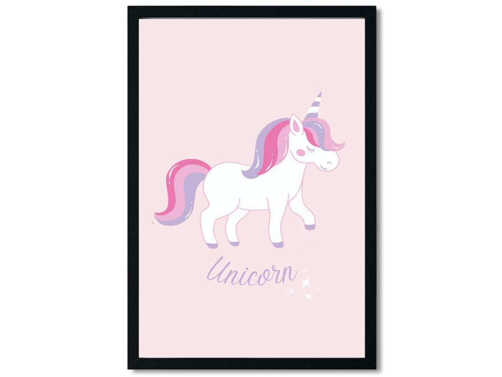 E-shop Benlemi Plagát na stenu JEDNOROŽEC Zvoľte rozmer: 30x42 cm (A3)