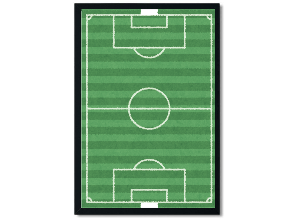 E-shop Benlemi Plagát na stenu FUTBALOVÉ IHRISKO do detskej izby Zvoľte rozmer: 30x42 cm (A3)