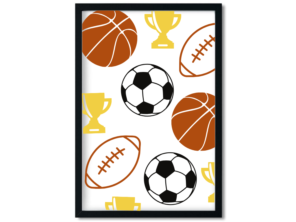 E-shop Benlemi Plagát pre deti BALÓNY Zvoľte rozmer: 30x42 cm (A3)
