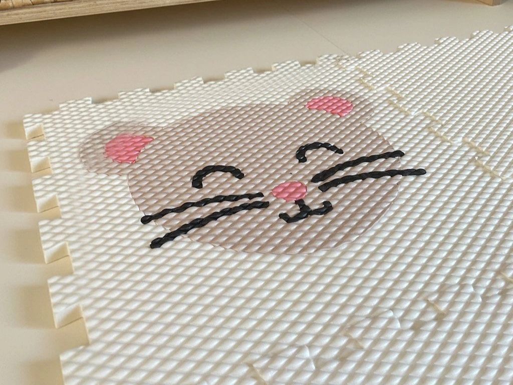Penová podlaha puzzle 12 dielov MYŠKA A MACKO