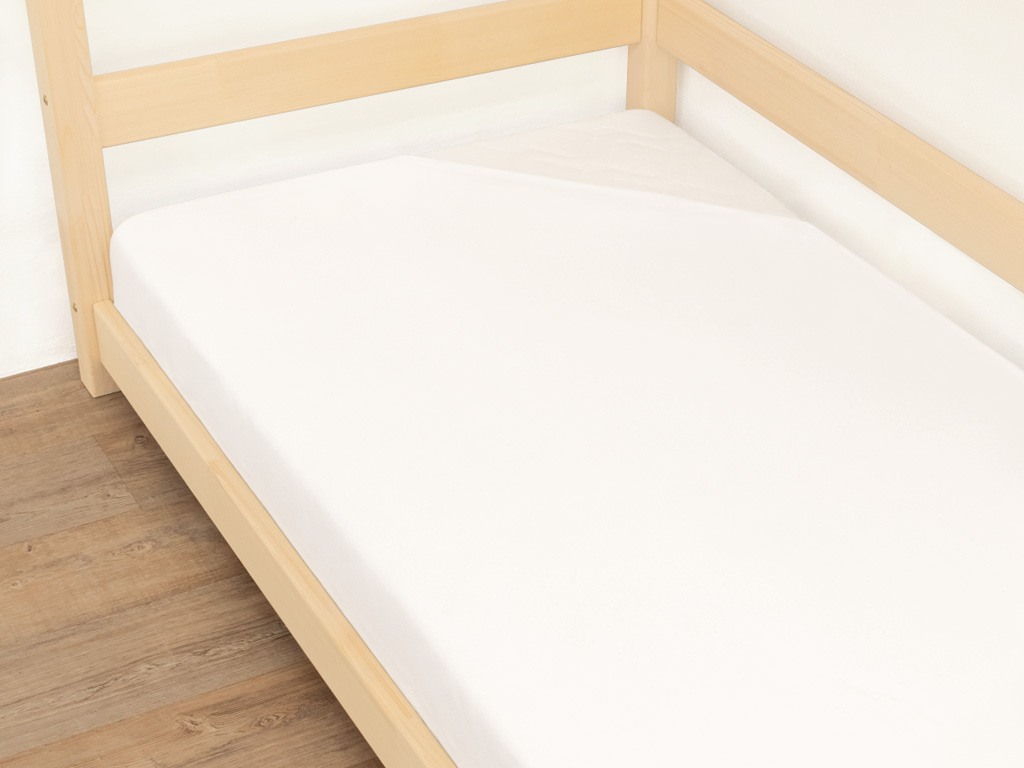 Benlemi Štartovacia sada do detskej postele; celoročná perina a vankúš + biele prestieradlo + chránič matraca Zvoľte rozmer: 80 x 200 cm