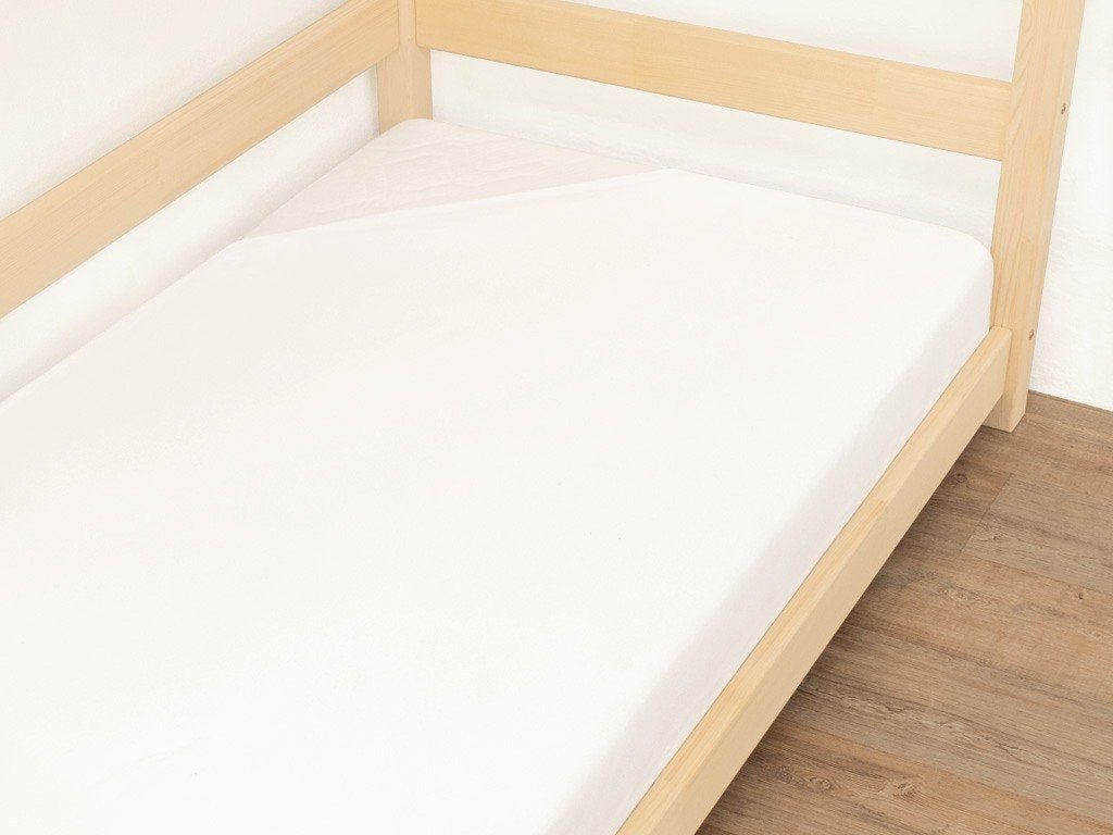 Benlemi Sada pre bezpečný spánok; mantinel DRÁČIK + bavlnené biele prestieradlo + chránič matraca Zvoľte rozmer: 90 x 190 cm