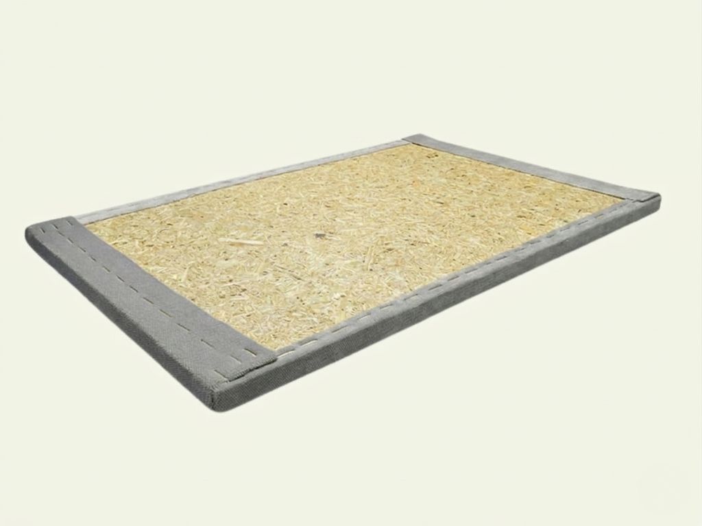 Rovný čalúnený panel na stenu SIVÝ - 20 x 80 cm
