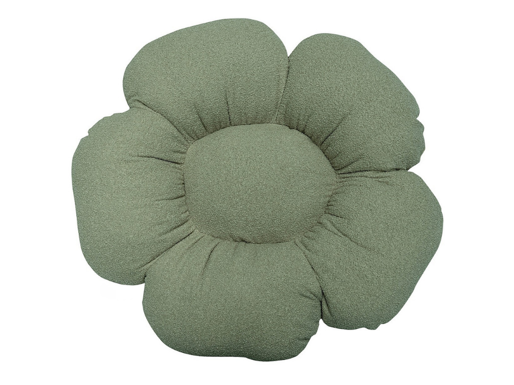 Sedací vankúš ZELENÝ do detskej izby BOUCLÉ