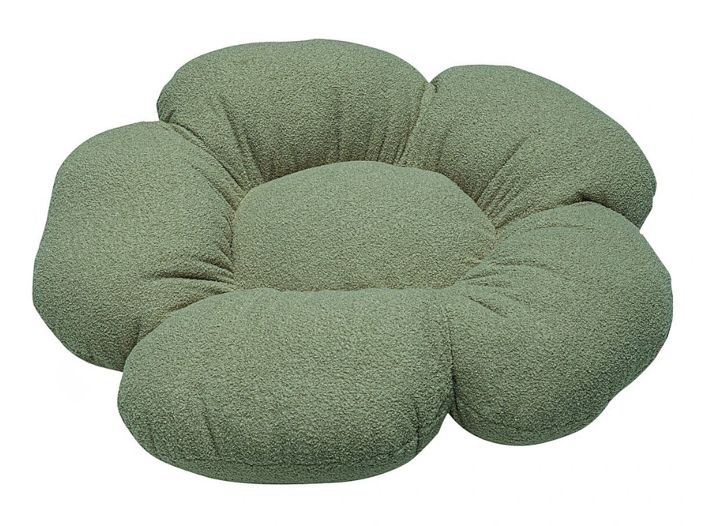 Sedací vankúš ZELENÝ do detskej izby BOUCLÉ