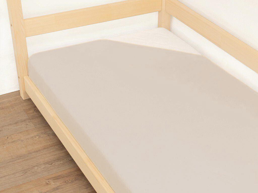Benlemi Jednolôžkové prestieradlo JERSEY z bavlny Zvoľte farbu: Horčicová, Zvoľte rozmer: 70 x 140 cm