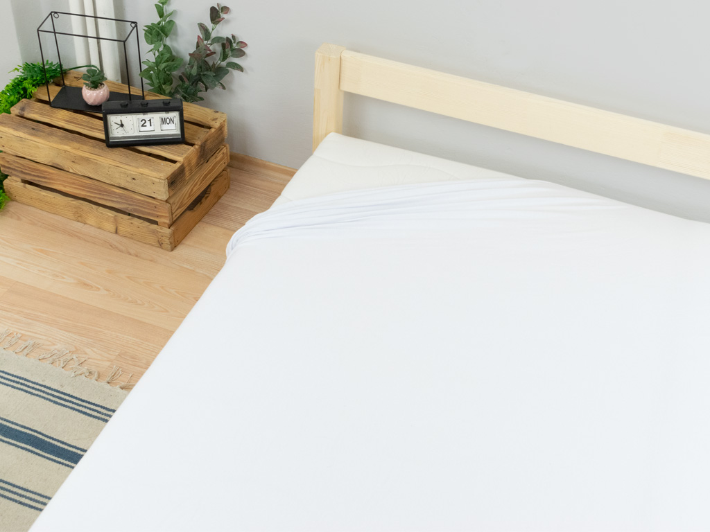 E-shop Benlemi Dvojlôžková prestieradlo JERSEY z bavlny Zvoľte farbu: Béžová, Zvoľte rozmer: 160 x 200 cm
