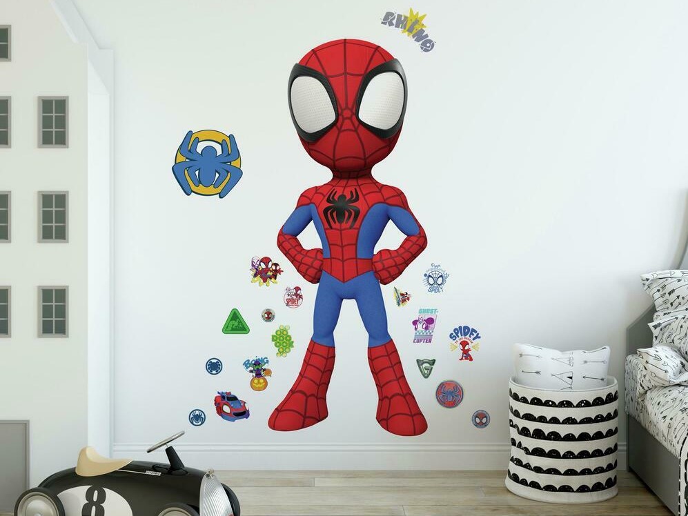 E-shop Samolepky na stenu s Marvel motívom MALÝ SPIDERMAN