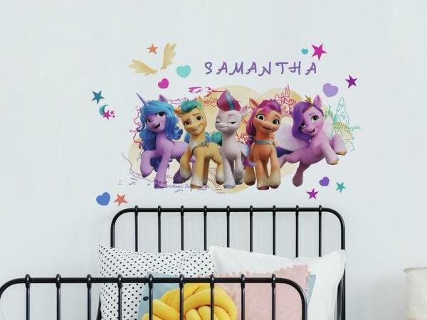 E-shop Samolepky s rozprávkovým motívom MY LITTLE PONY s menom vášho dieťaťa