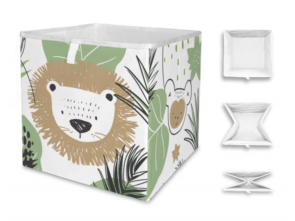 Butter Kings Umývateľný úložný box SAFARI do detskej izby