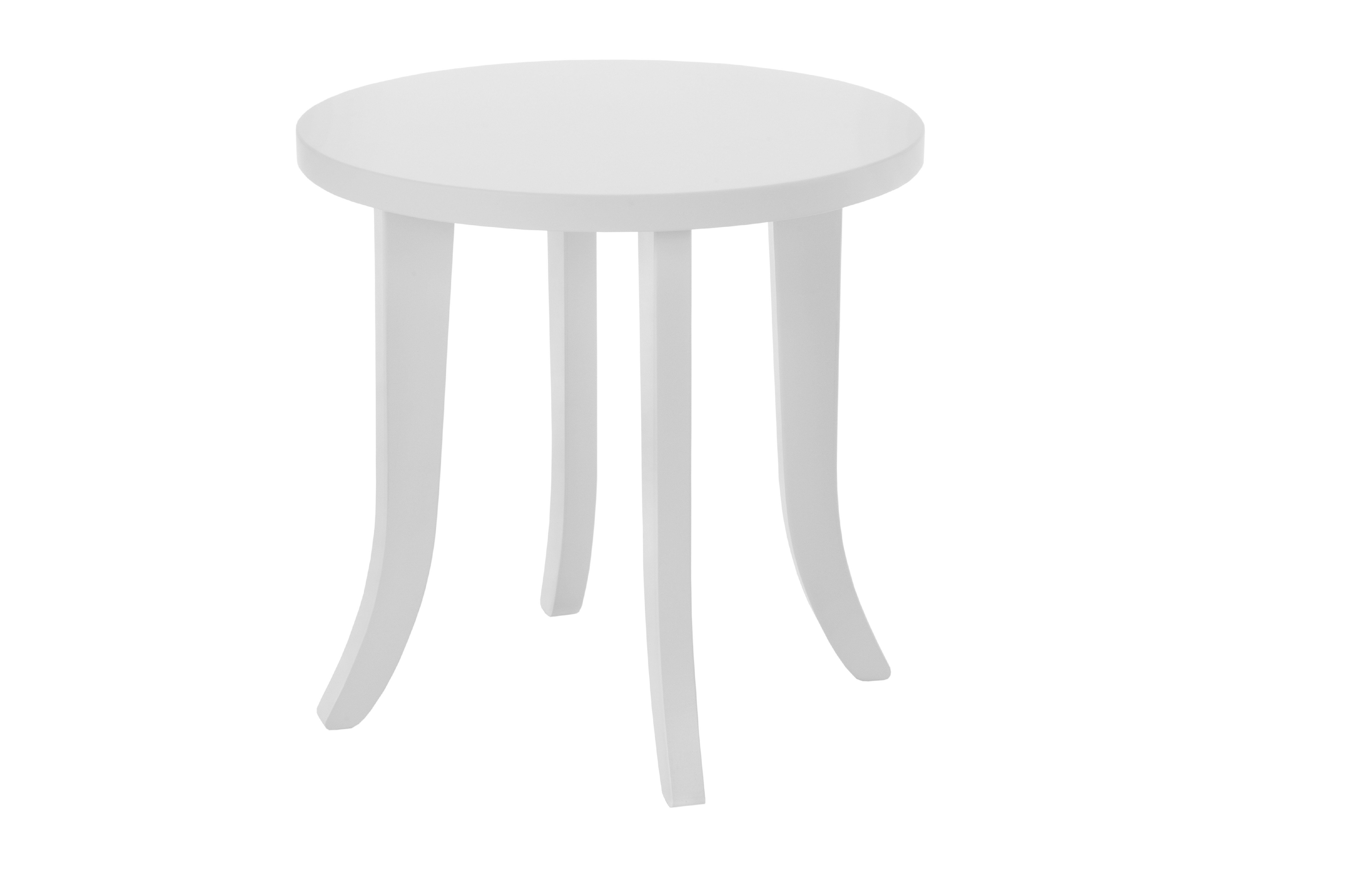 Dizajnový detský stôl SOMEBUNNY okrúhly Výška nôh: 47 cm, Farba nôh: Biela
