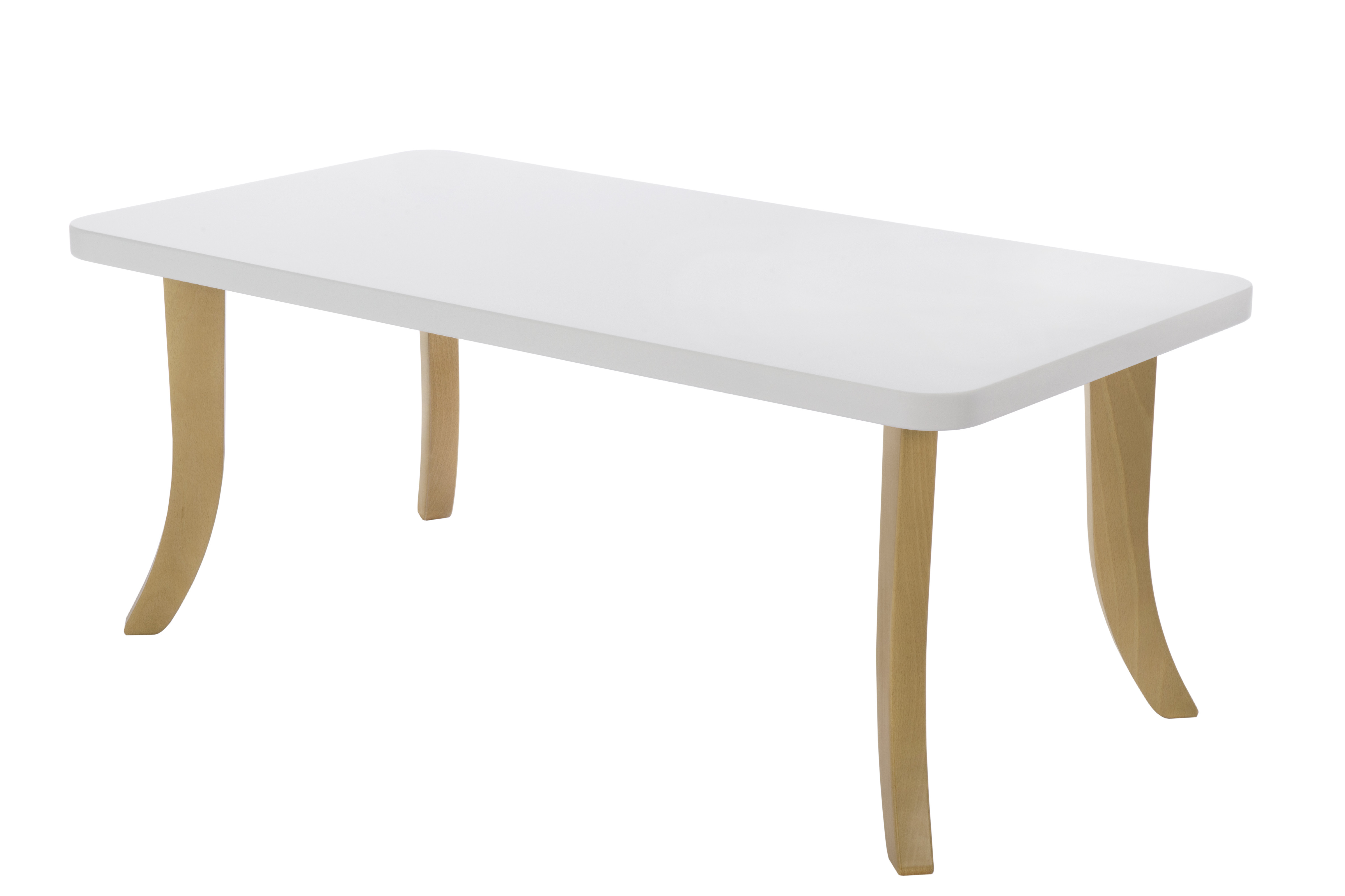 Dizajnový detský stolík SOMEBUNNY obdĺžnikový Výška nôh: 37 cm, Farba nôh: Prírodné