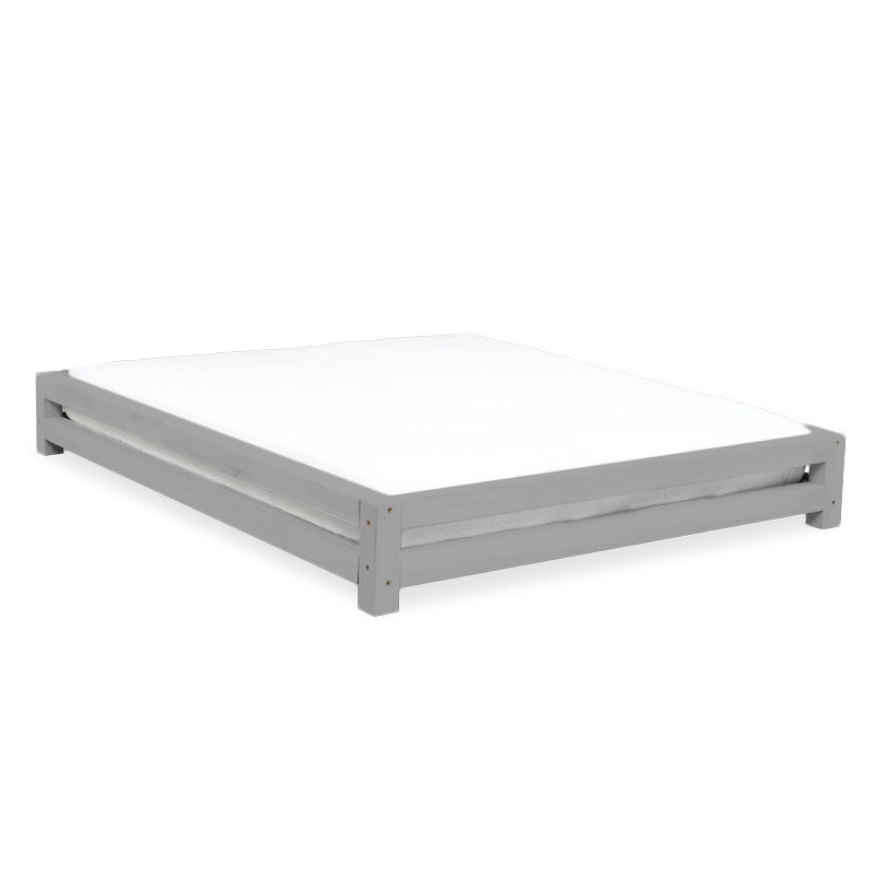 Benlemi Dvojlôžková posteľ JAPA Zvoľte farbu: Tmavo sivá, Rozmer: 180 x 200 cm