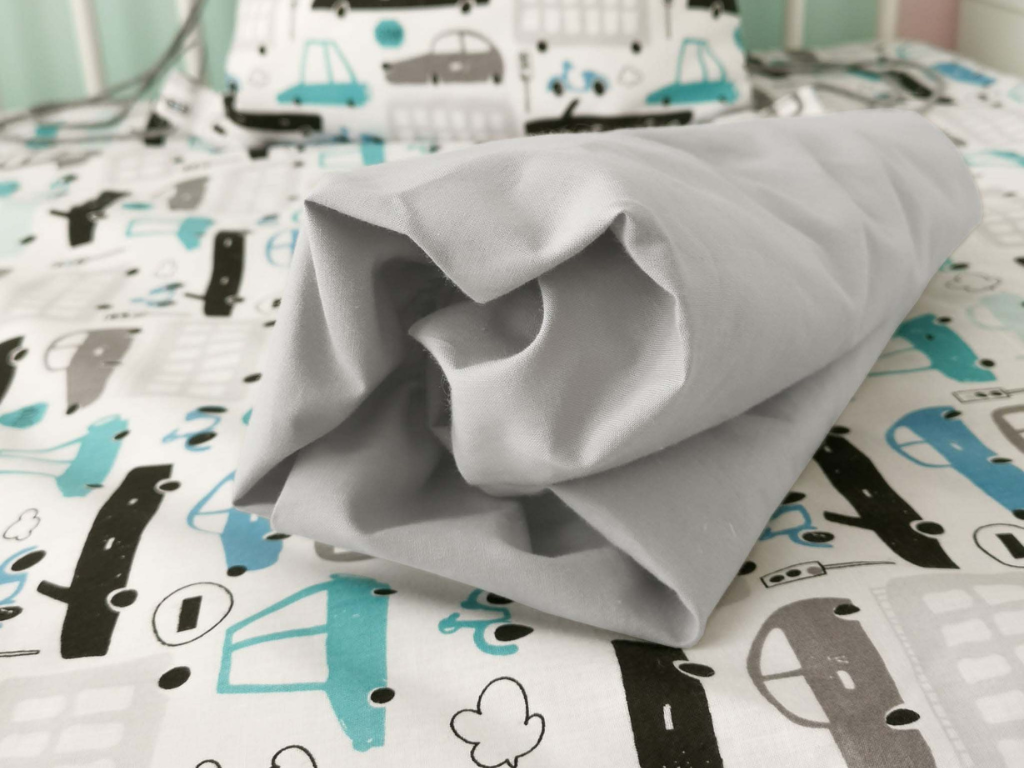 E-shop Jednolôžkové prestieradlo z bavlneného plátna 90x200 cm Zvoľte farbu: Šedá