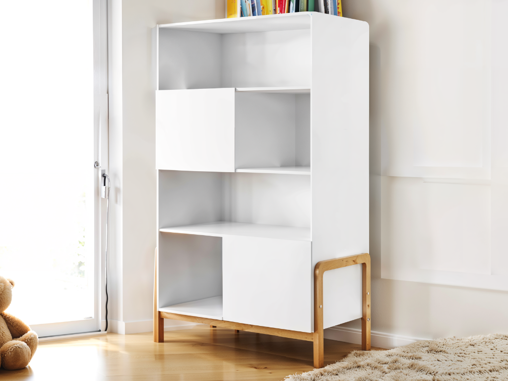 E-shop Biely regál do detskej izby VICTOR