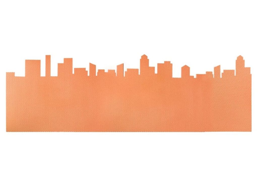E-shop Samolepiaca ochrana steny za detskú posteľ CITY Zvoľte farbu: Oranžová
