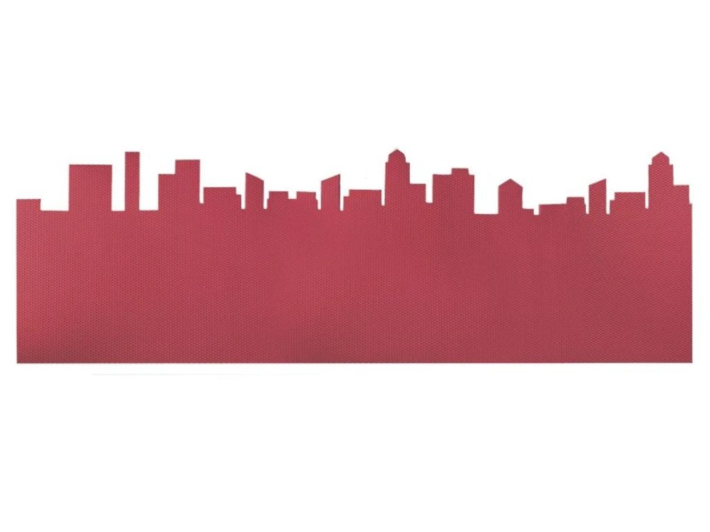 E-shop Samolepiaca ochrana steny za detskú posteľ CITY Zvoľte farbu: Vínová