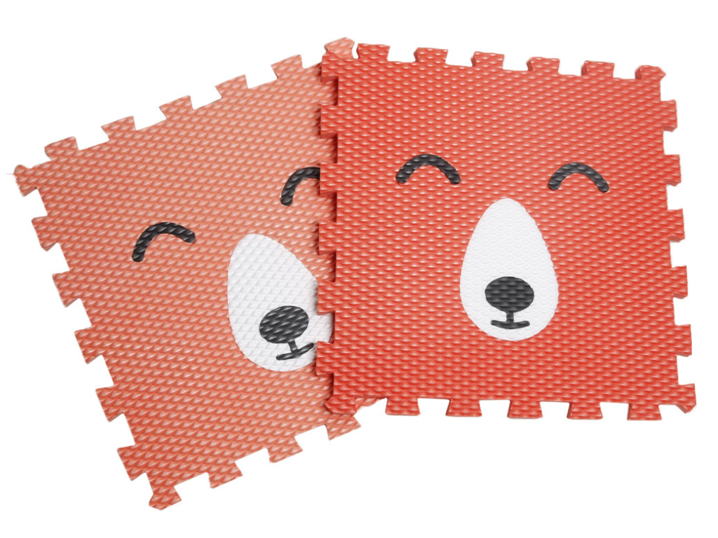 Penová puzzle podložka do detskej izby LÍŠKA Zvoľte farbu: Oranžová