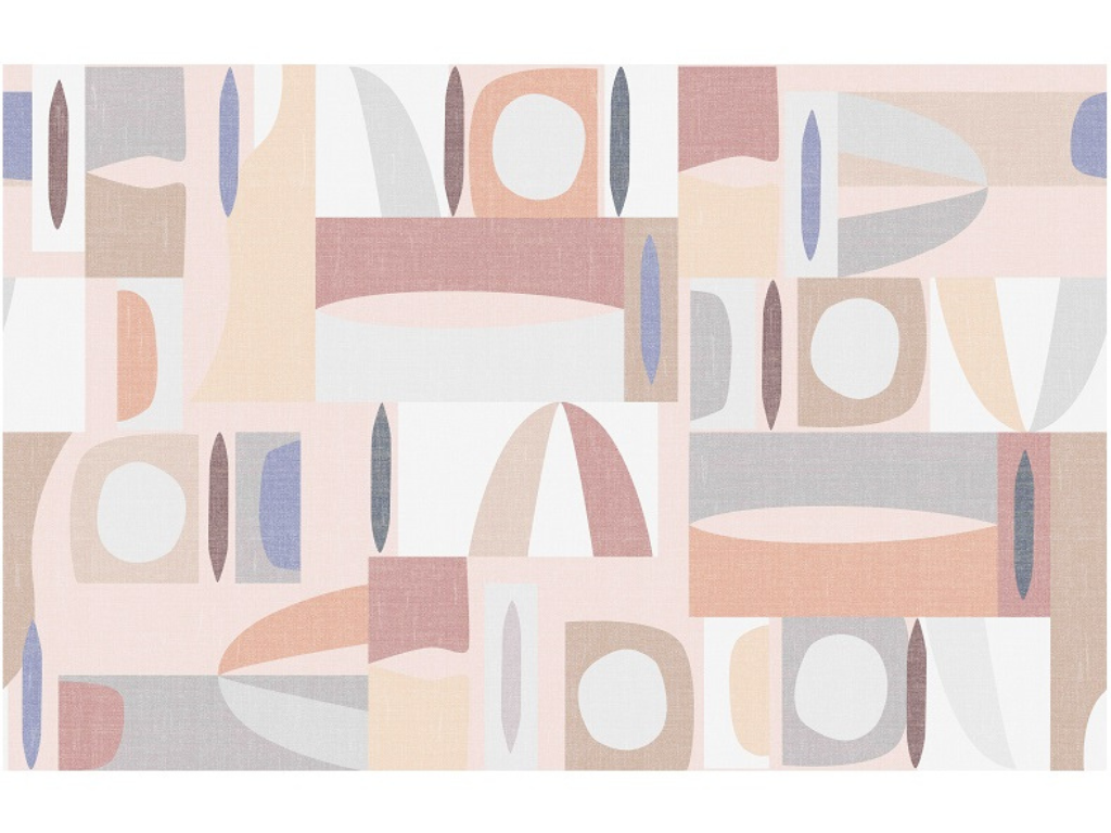 Marburg Moderná minimalistická tapeta GEOMETRIA farebná Varianta: A + B (424 cm)