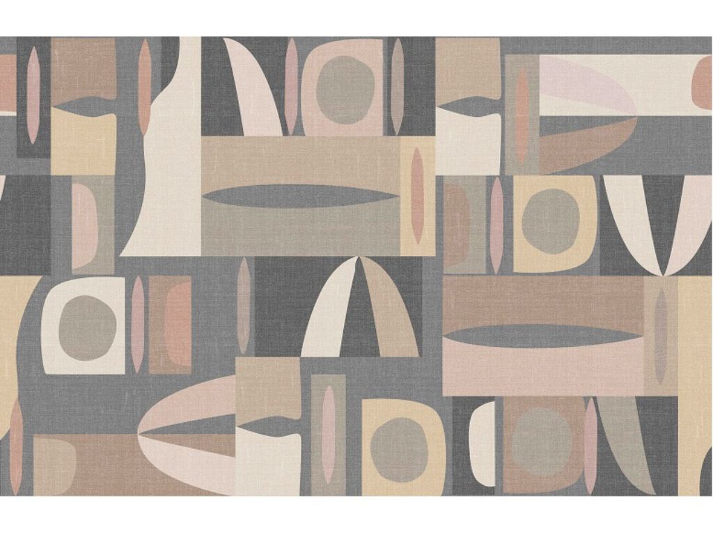 Marburg Moderná minimalistická tapeta GEOMETRIA šedá Varianta: A + B (424 cm)