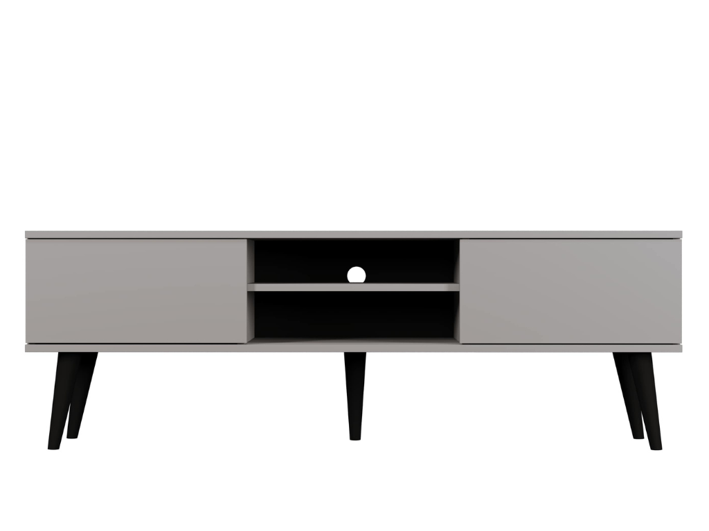 Benlemi Drevený TV stôl o šírke 160 cm TORONTO šedý