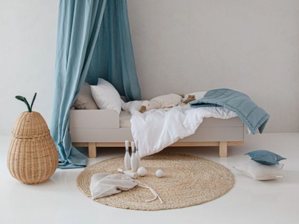 E-shop Rastúca detská postieľka BASIC 70x140 cm Zvoľte farbu: Kašmírová