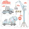 Stavební auta modré (2)