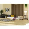 17750 2 28 low single bed with headboards fence made of wood