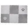 Pěnová puzzle podložka pro psy TLAPKA ze 6 podlahových dílů