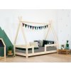 6684 1 detska drevena postel nakana v tvare teepee s bocnicou