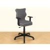 Študentská otočná stolička k písaciemu stolu TMAVO ŠEDÁ