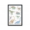 21876 3 plakat do detskeho pokoje dinosauri