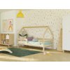 17729 2 22 children s wooden house bed safe with three bed guards