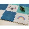 Penová hracia podlaha DÚHA do detskej izby