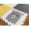 Penová podlaha puzzle 12 dielov BARÁNOK A LAMA