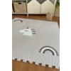 Hracie penové puzzle do detskej izby 9 dielov JEDNOROŽEC A DÚHA