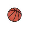 25110 4 penova samolepici nastenka basketbalovy mic do detskeho pokoje