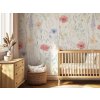 25799 3 nastenny mural jarni kvetiny do detskeho pokoje
