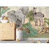 25811 3 velkoplosna tapeta mural safari do detskeho pokoje