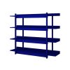 25878 1 drevena nastena knihovna frame tmave modra