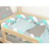 7313 11 hand stew children s bed bumper in shape of braid