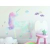 Samolepka na stenu JEDNOROŽEC dúhový
