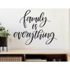 Samolepiaci nápis na stenu FAMILY IS EVERYTHING
