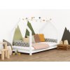 Detská posteľ domček FUNNY 70x160 cm - Biela